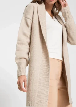 bonprix Bekleidung·Umstandsmode|Bekleidung·Röcke^Longstrickjacke beige meliert