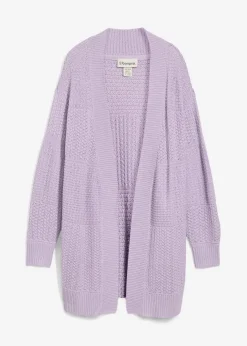 bonprix Bekleidung·Umstandsmode|Strickmode^Longstrickjacke zartflieder