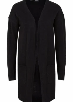 bonprix Pullover & Strickjacken|Basics^Longstrickjacke schwarz