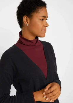 bonprix Pullover & Strickjacken|Basics^Longstrickjacke schwarz