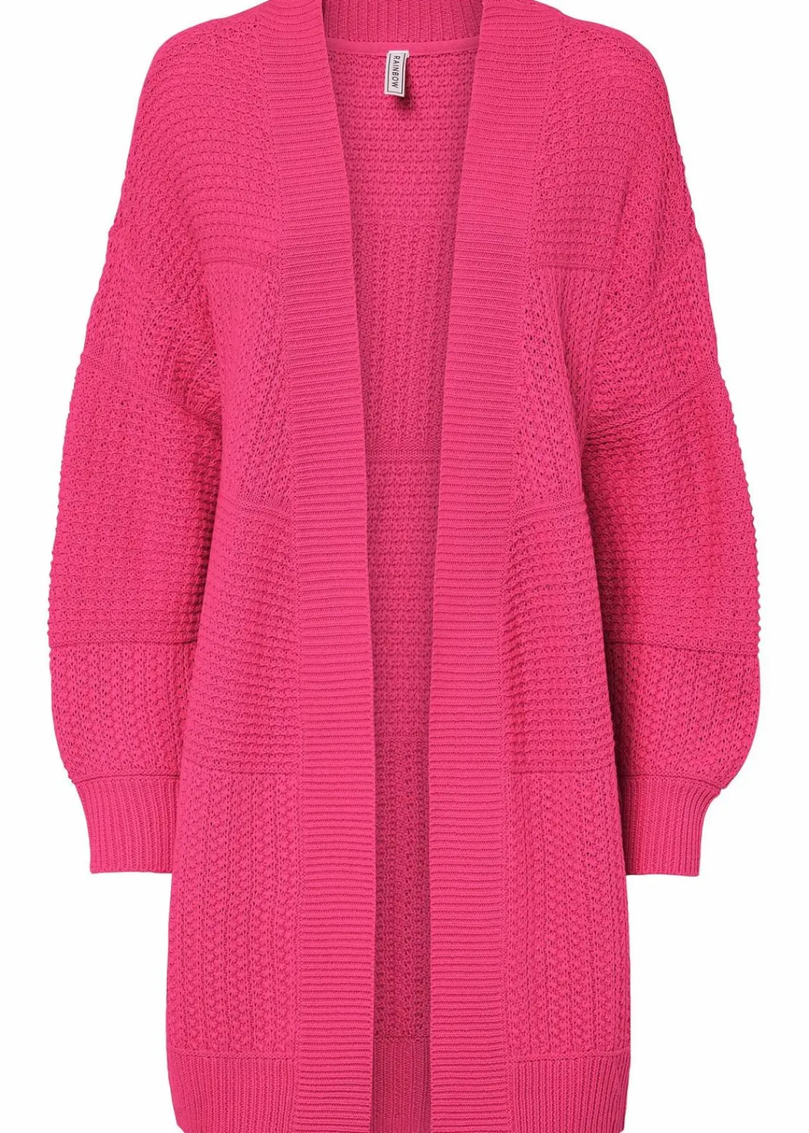 bonprix Bekleidung·Umstandsmode|Strickmode^Longstrickjacke dunkelpink