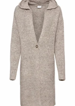 bonprix Bekleidung·Umstandsmode|Bekleidung·Jeans^Longstrickjacke hellbeige meliert
