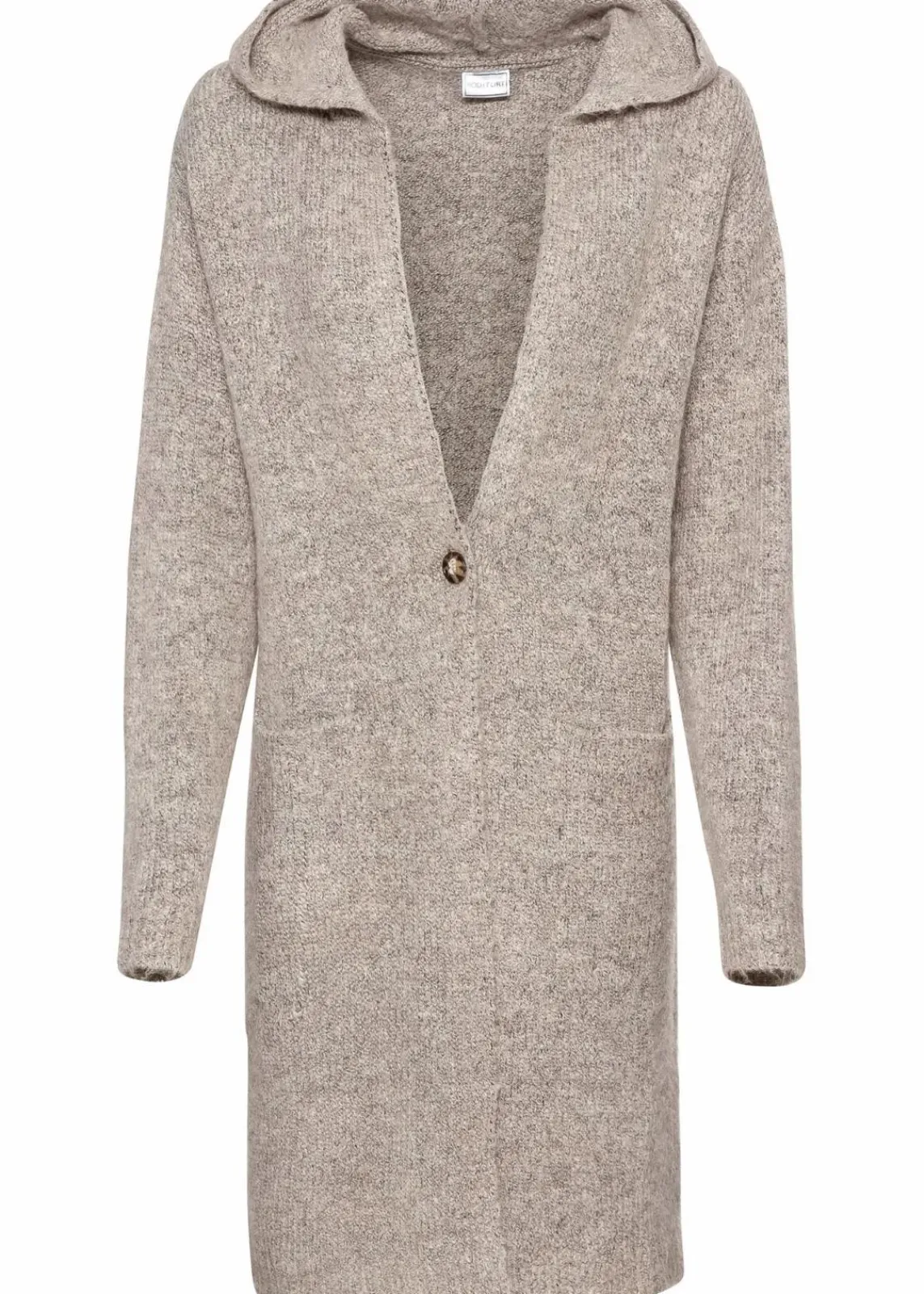 bonprix Bekleidung·Umstandsmode|Bekleidung·Jeans^Longstrickjacke hellbeige meliert