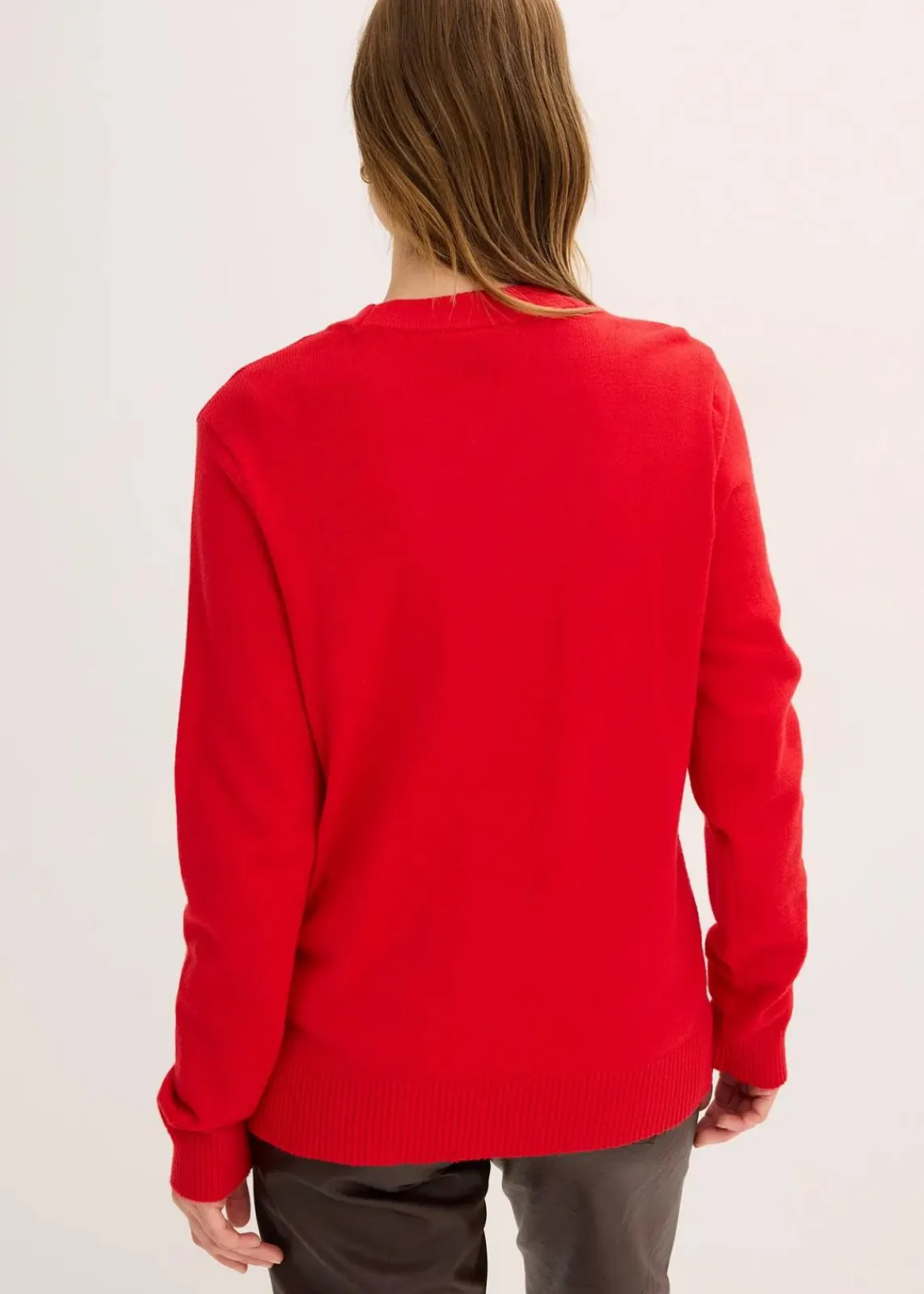 bonprix Bekleidung·Umstandsmode|Bekleidung·Röcke^Longstrickjacke aus softem Viskose-Mix lavarot