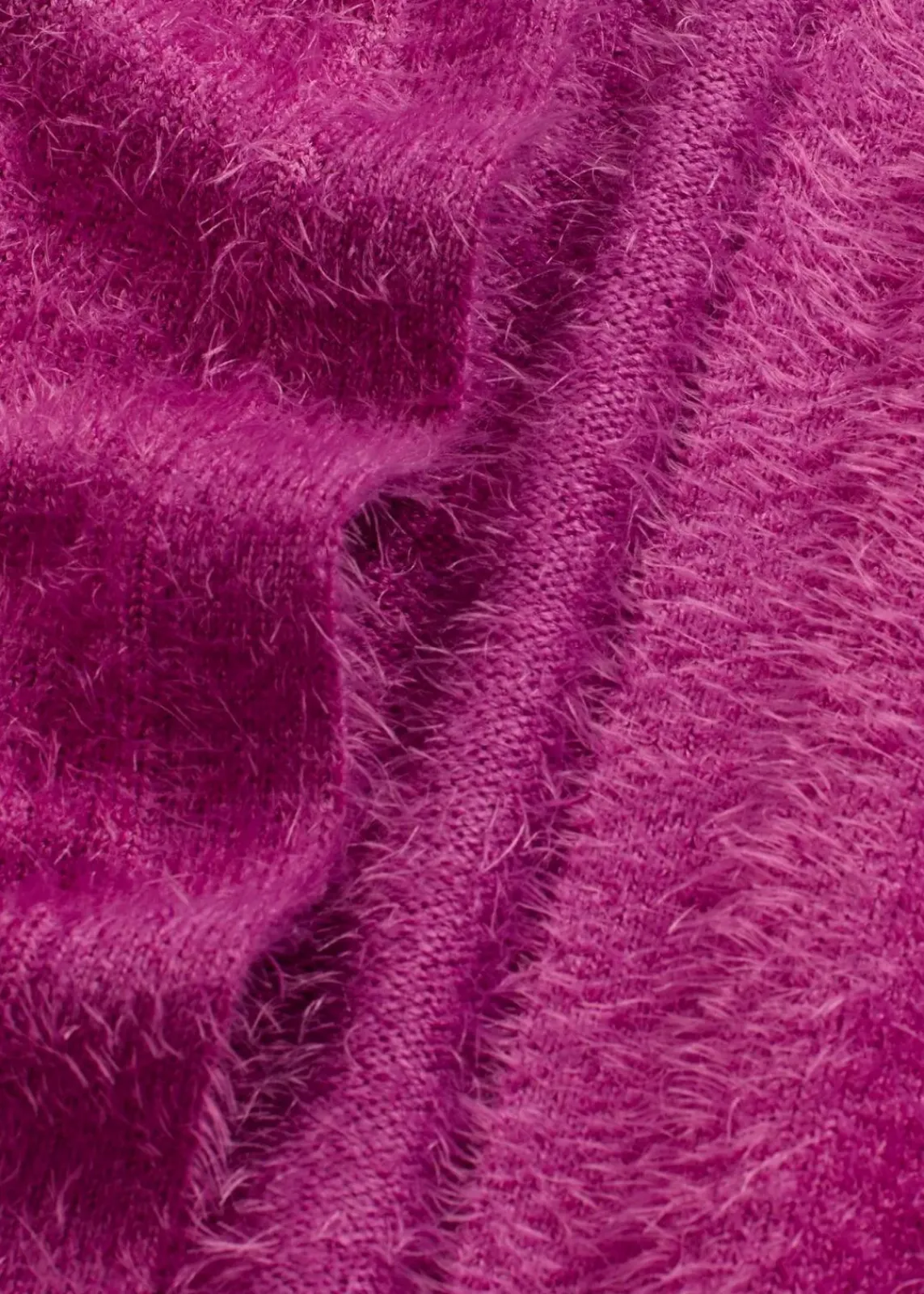 bonprix Bekleidung·Umstandsmode|Strickmode^Longstrickjacke in Flauschoptik dunkelfuchsia