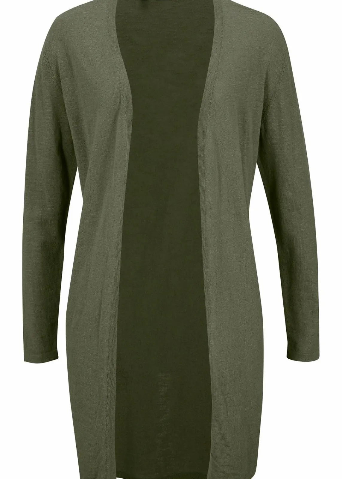 bonprix Strickmode|Bekleidung·Umstandsmode^Longstrickjacke, offen oliv