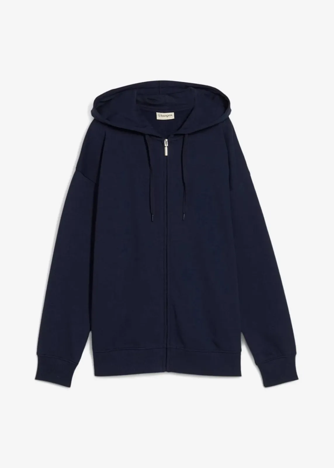 bonprix Sweat|Basics^Long-Sweatjacke dunkelblau