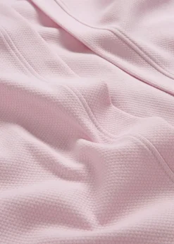 bonprix Sweat|Bekleidung·Blusen & Tuniken^Long-Sweatjacke aus weichem Baumwoll-Mix puderflieder