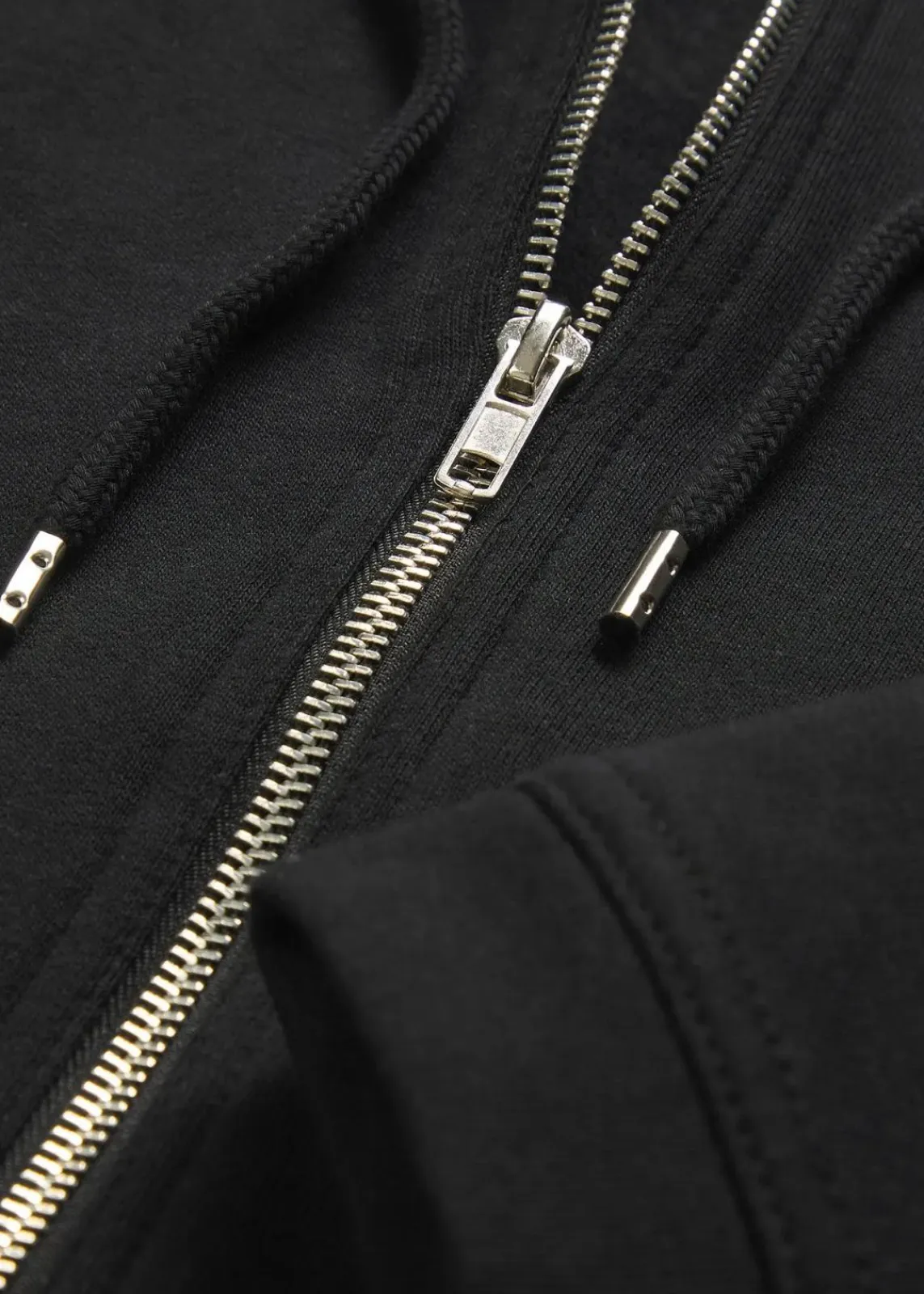 bonprix Bekleidung·Blusen & Tuniken|Sweat^Long-Sweatjacke mit Reißverschlusstaschen schwarz
