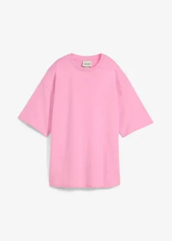 bonprix Sweat|Zweiteiler & Sets^Long-Sweatshirt aus reiner Baumwolle blütenpink