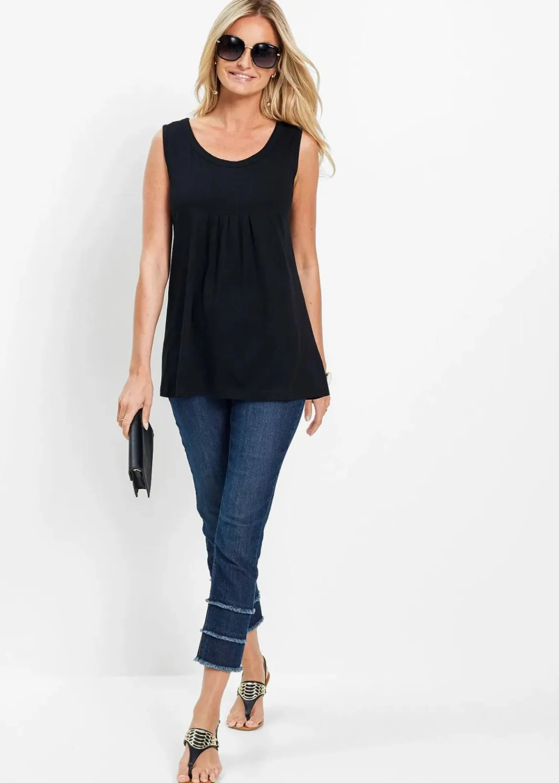 bonprix Shirts & Tops^Long-Top schwarz