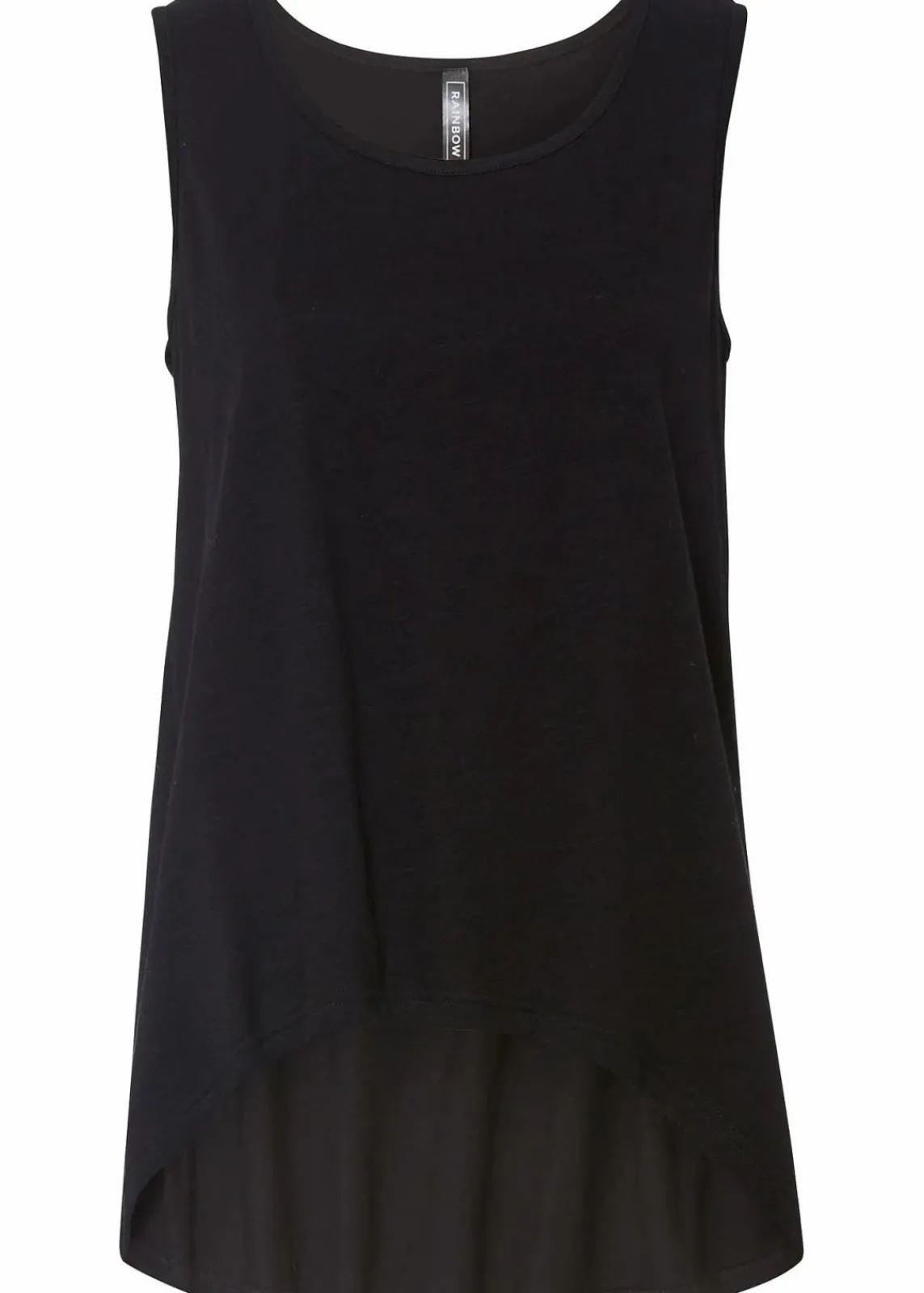 bonprix Shirts & Tops|Nachhaltigere Materialien^Long-Top aus Bio-Baumwolle schwarz