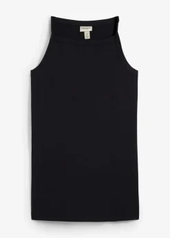 bonprix Shirts & Tops^Long-Top aus elastischem Baumwoll-Mix schwarz