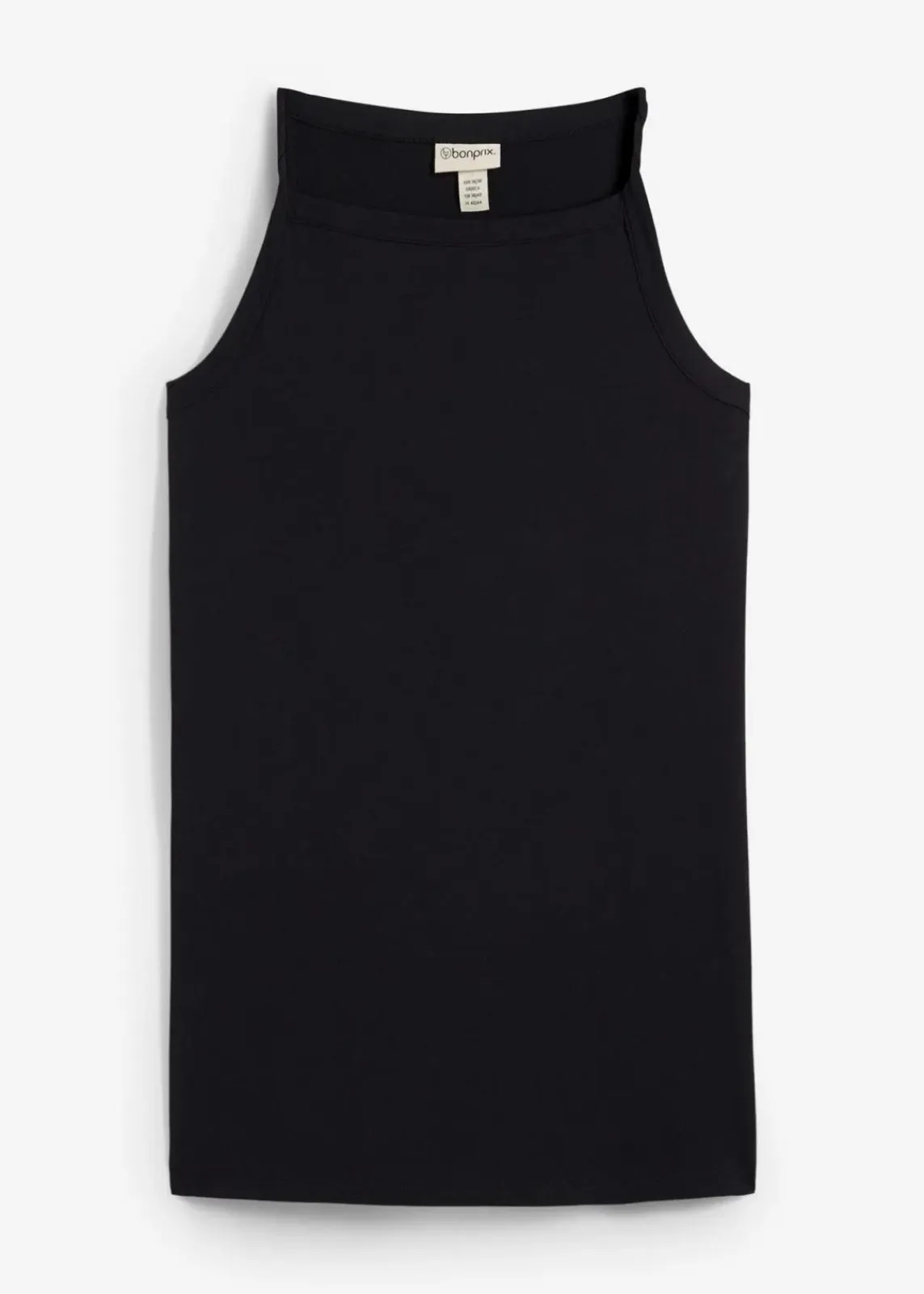 bonprix Shirts & Tops^Long-Top aus elastischem Baumwoll-Mix schwarz