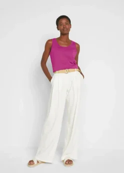 bonprix Shirts & Tops|Basics^Long-Top aus reiner Baumwolle (5er Pack) dunkelpink+violettorchidee+hellblau+hellgelb+eiskaffee