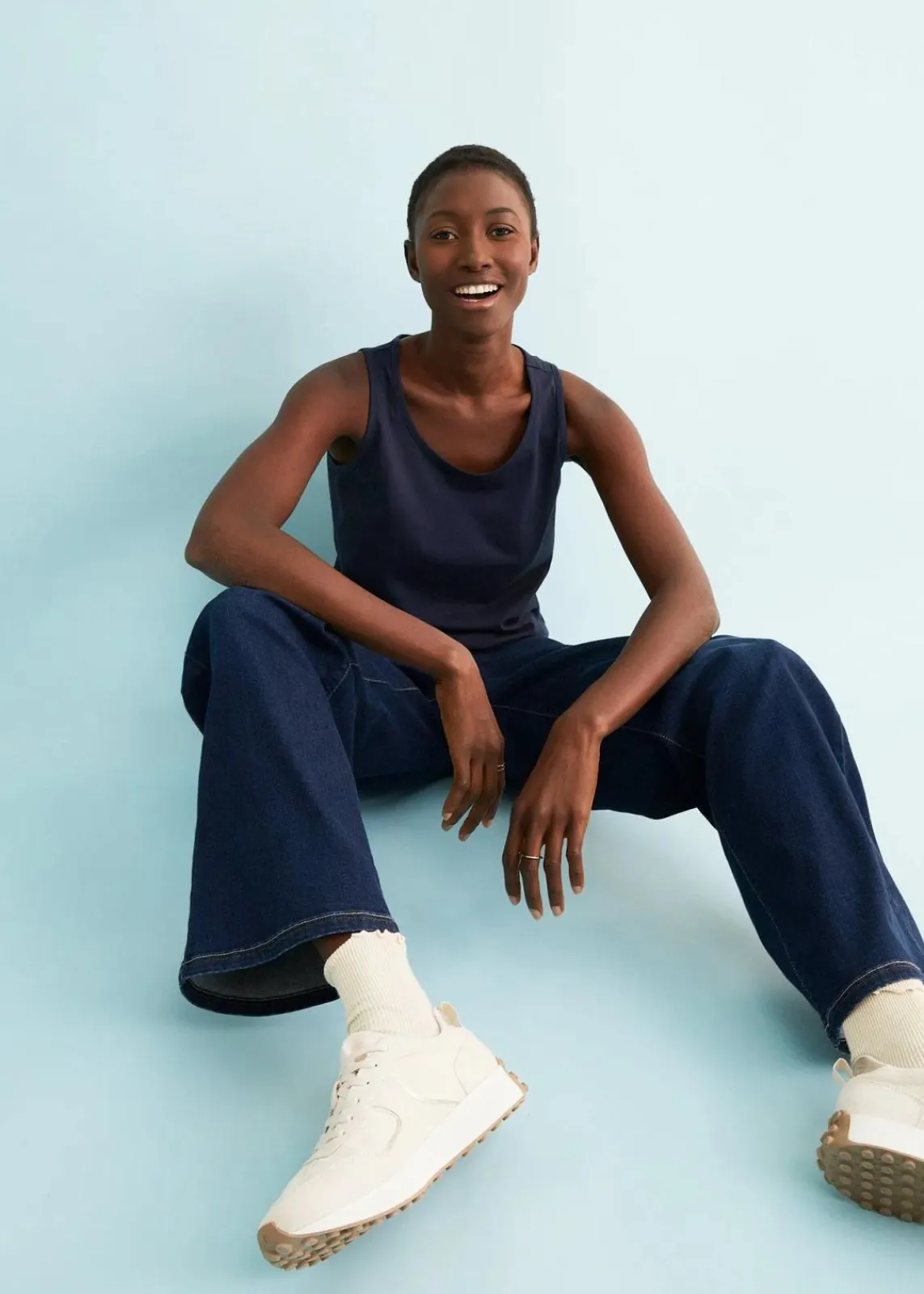 bonprix Shirts & Tops|Basics^Long-Top aus reiner Baumwolle (5er Pack) erdbeere + weiß + hellgrau meliert + dunkelblau + schwarz