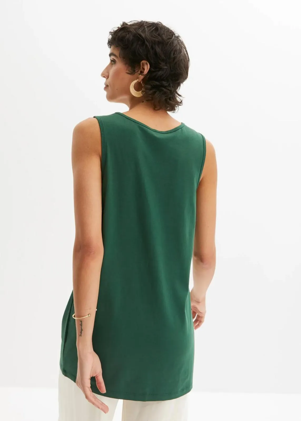 bonprix Shirts & Tops|Basics^Long-Top, 2er-Pack dunkelgrün+selleriegrün