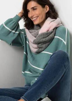 bonprix Schals & Tücher|Schuhe & Accessoires In Spezialgrößen·Tücher & Ponchos^Loop Schal hellrosa
