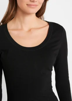 bonprix Wäsche·Bodies|Wäsche·Homewear^Loungewear Body schwarz