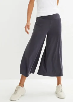 bonprix Nachhaltigere Materialien|Hosen^Loungewear Culotte mit weitem Bein nachtblau