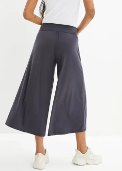 bonprix Nachhaltigere Materialien|Hosen^Loungewear Culotte mit weitem Bein nachtblau