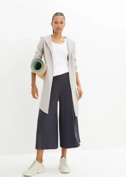 bonprix Nachhaltigere Materialien|Hosen^Loungewear Culotte mit weitem Bein nachtblau