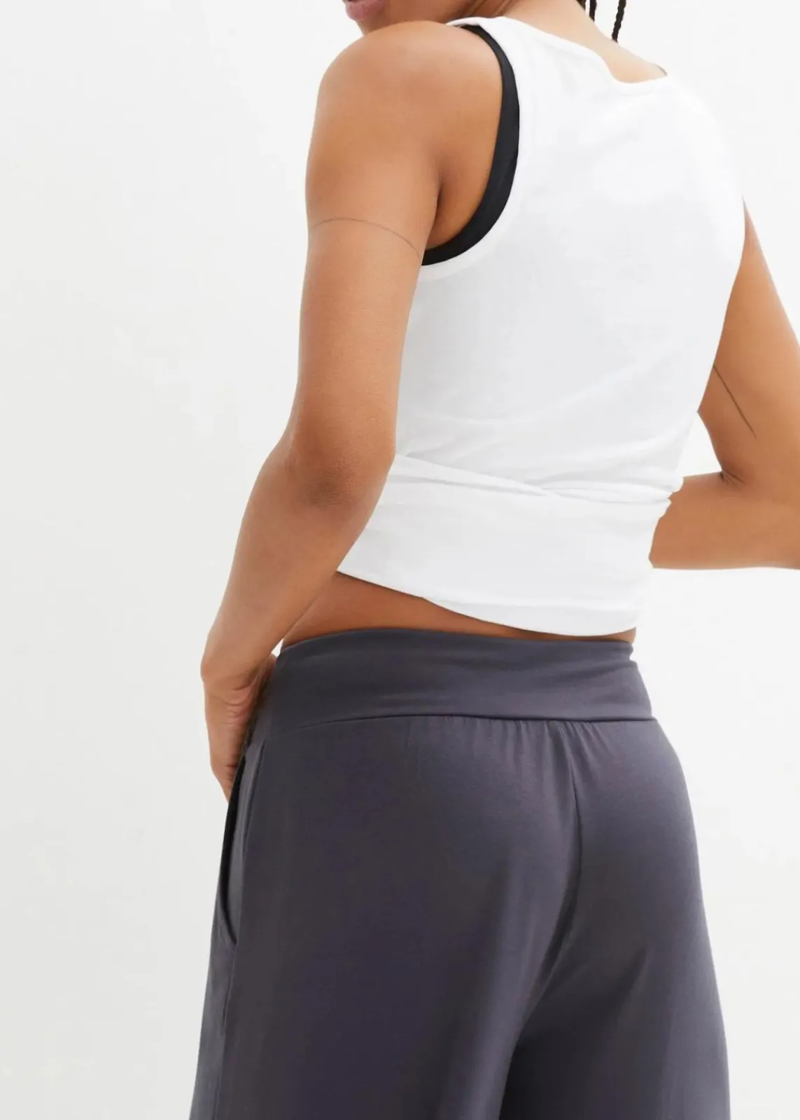 bonprix Nachhaltigere Materialien|Hosen^Loungewear Culotte mit weitem Bein nachtblau