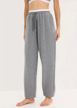 bonprix Wäsche·Homewear|Wäsche·Nachtwäsche^Loungewear Sweathose mit Eingriffstaschen grau meliert