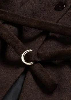 bonprix Bekleidung·Hosen|Jacken & Mäntel^Mantel dunkelbraun/schwarz