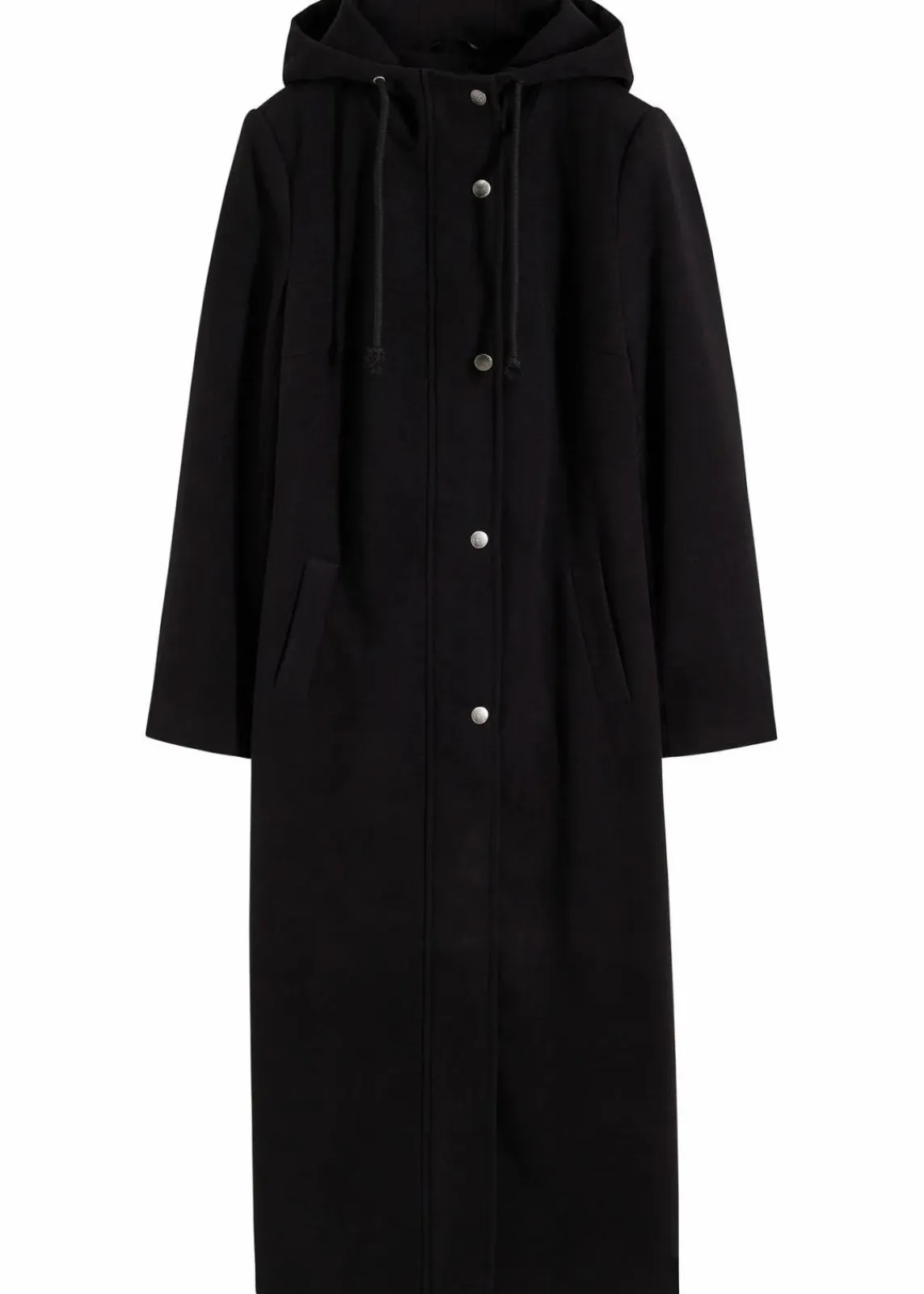 bonprix Bekleidung·Hosen|Jacken & Mäntel^Mantel aus Wollimitat, Maxi-Länge schwarz