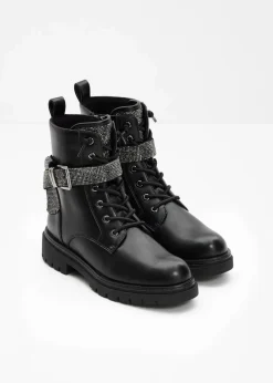 Marco Tozzi High Heels|Gefütterte Winterschuhe^by Guido Maria Kretschmer Schnürboots schwarz