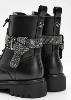 Marco Tozzi High Heels|Gefütterte Winterschuhe^by Guido Maria Kretschmer Schnürboots schwarz