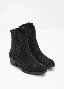 Marco Tozzi High Heels|Stiefeletten^Cowboy Stiefelette schwarz