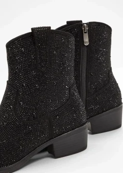 Marco Tozzi High Heels|Stiefeletten^Cowboy Stiefelette schwarz