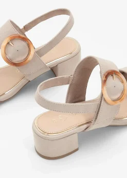 Marco Tozzi High Heels|Sommerschuhe^Sandaletten beige