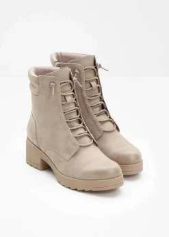 Marco Tozzi High Heels|Boots^Schnürboots taupe