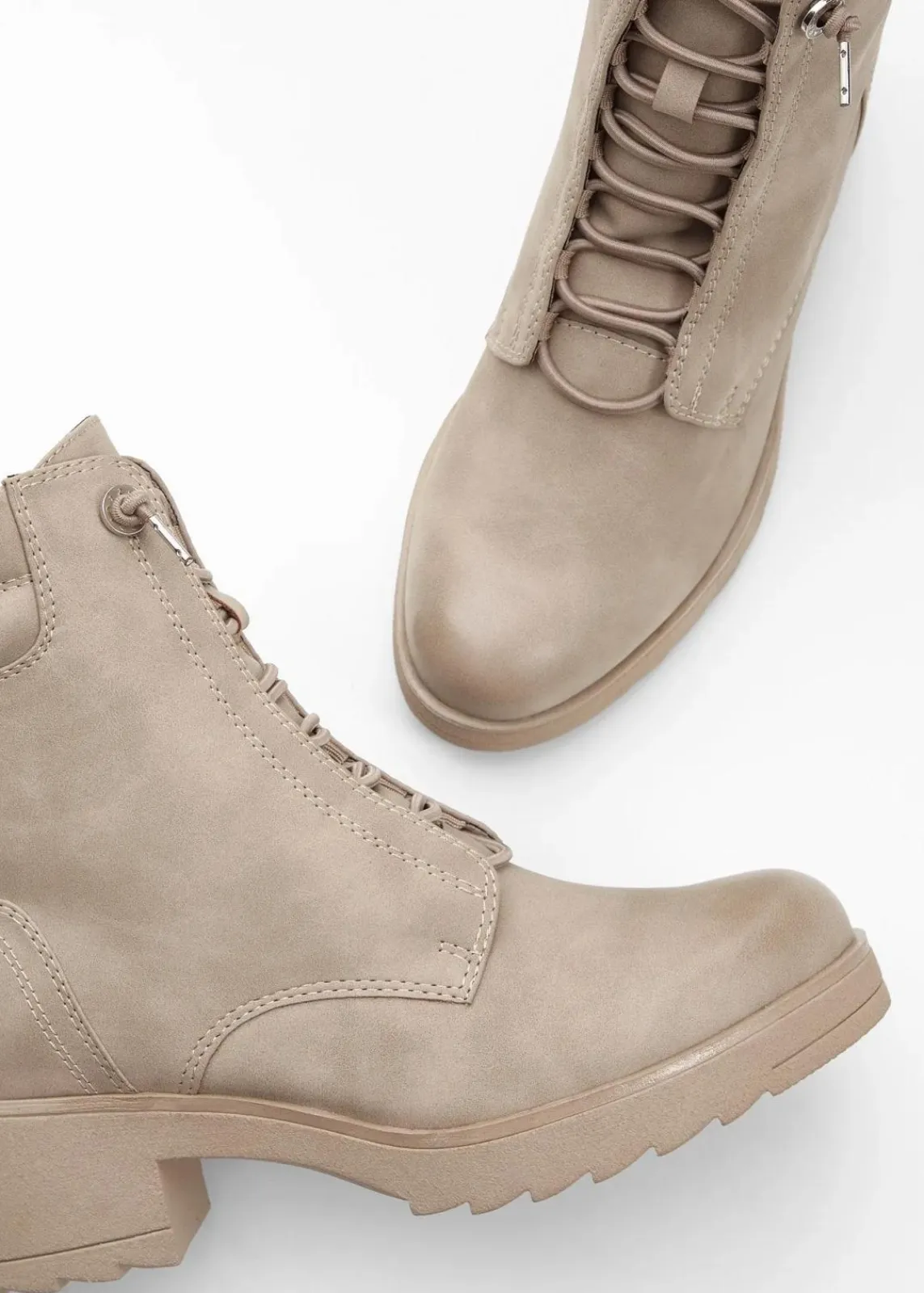 Marco Tozzi High Heels|Boots^Schnürboots taupe