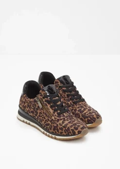 Marco Tozzi High Heels|Sneaker^Sneaker braun leo bedruckt