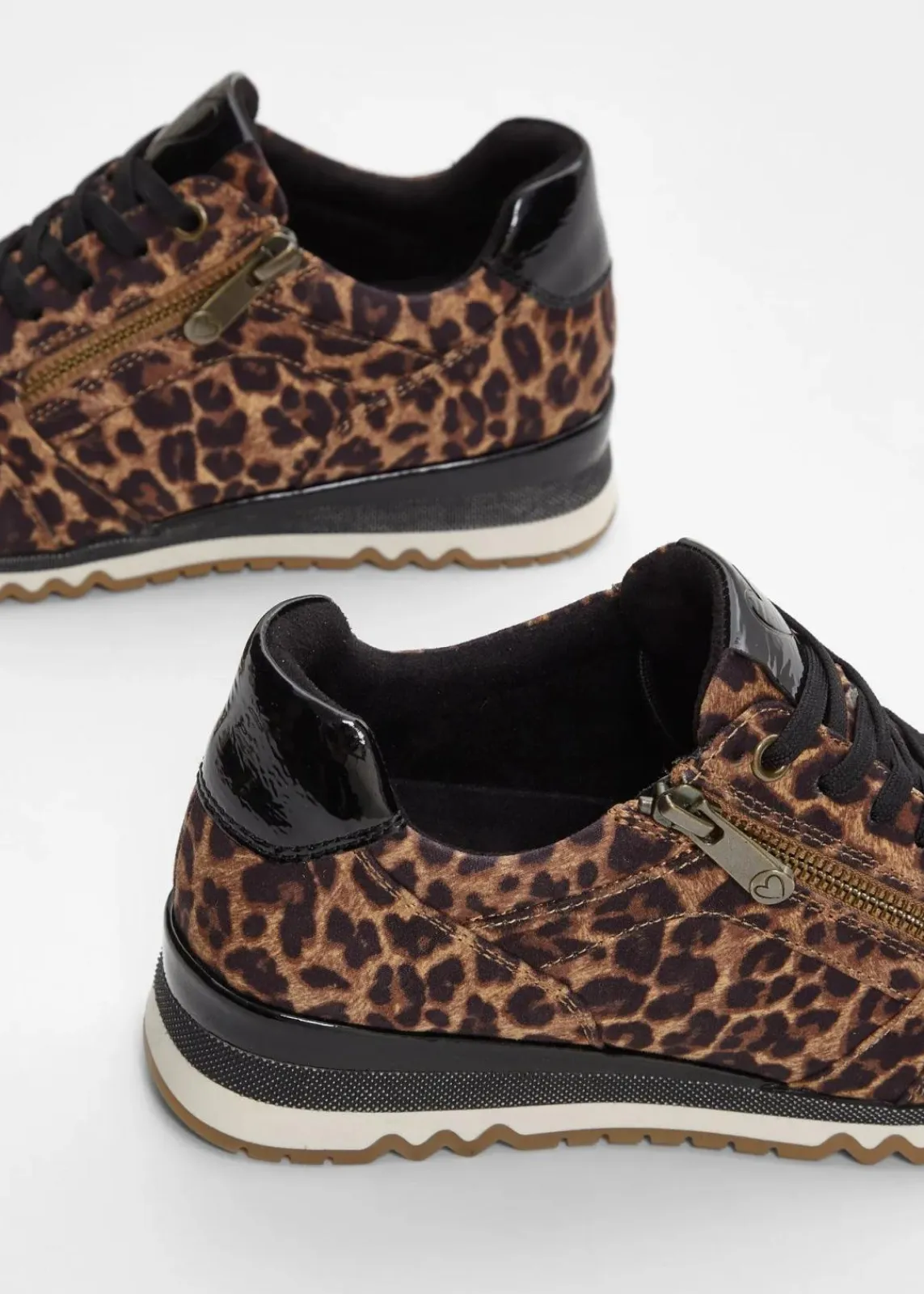 Marco Tozzi High Heels|Sneaker^Sneaker braun leo bedruckt