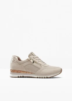 Marco Tozzi High Heels|Sneaker^Sneaker mit Reißverschluss beige