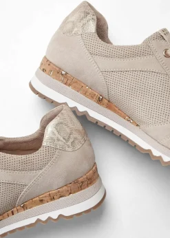Marco Tozzi High Heels|Sneaker^Sneaker mit Reißverschluss beige