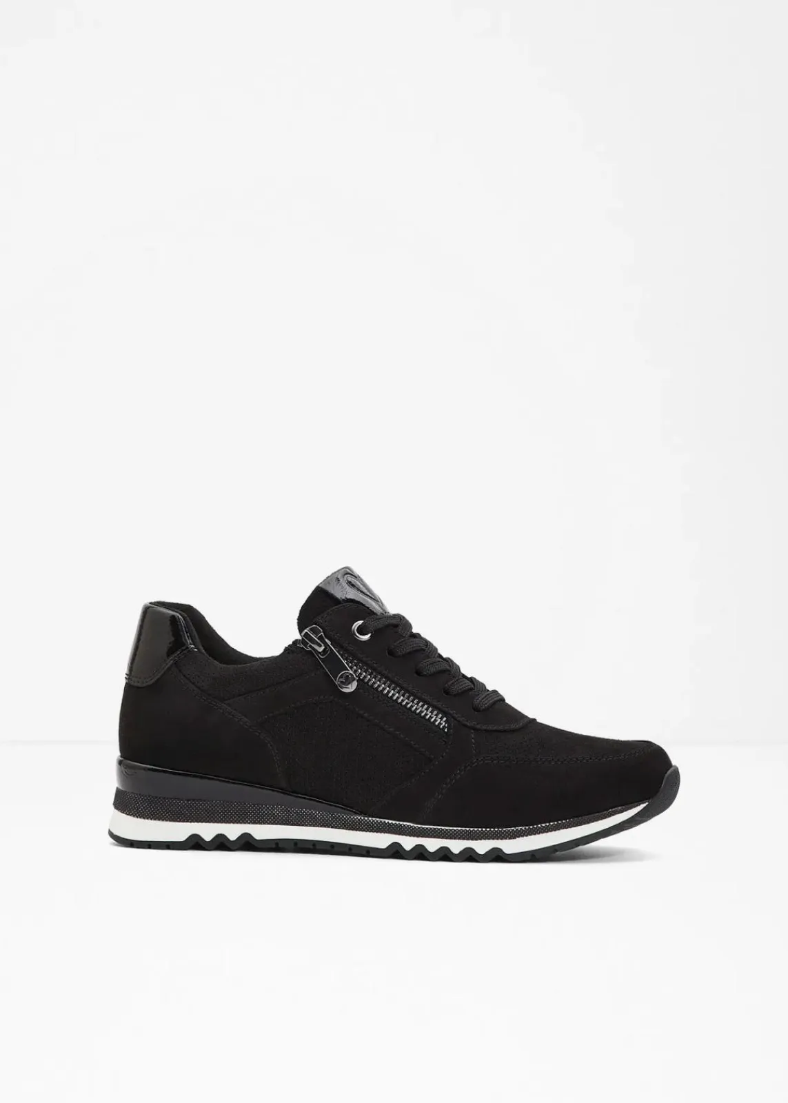 Marco Tozzi Sneaker|High Heels^Sneaker mit Reißverschluss schwarz