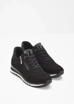 Marco Tozzi Sneaker|High Heels^Sneaker mit Reißverschluss schwarz