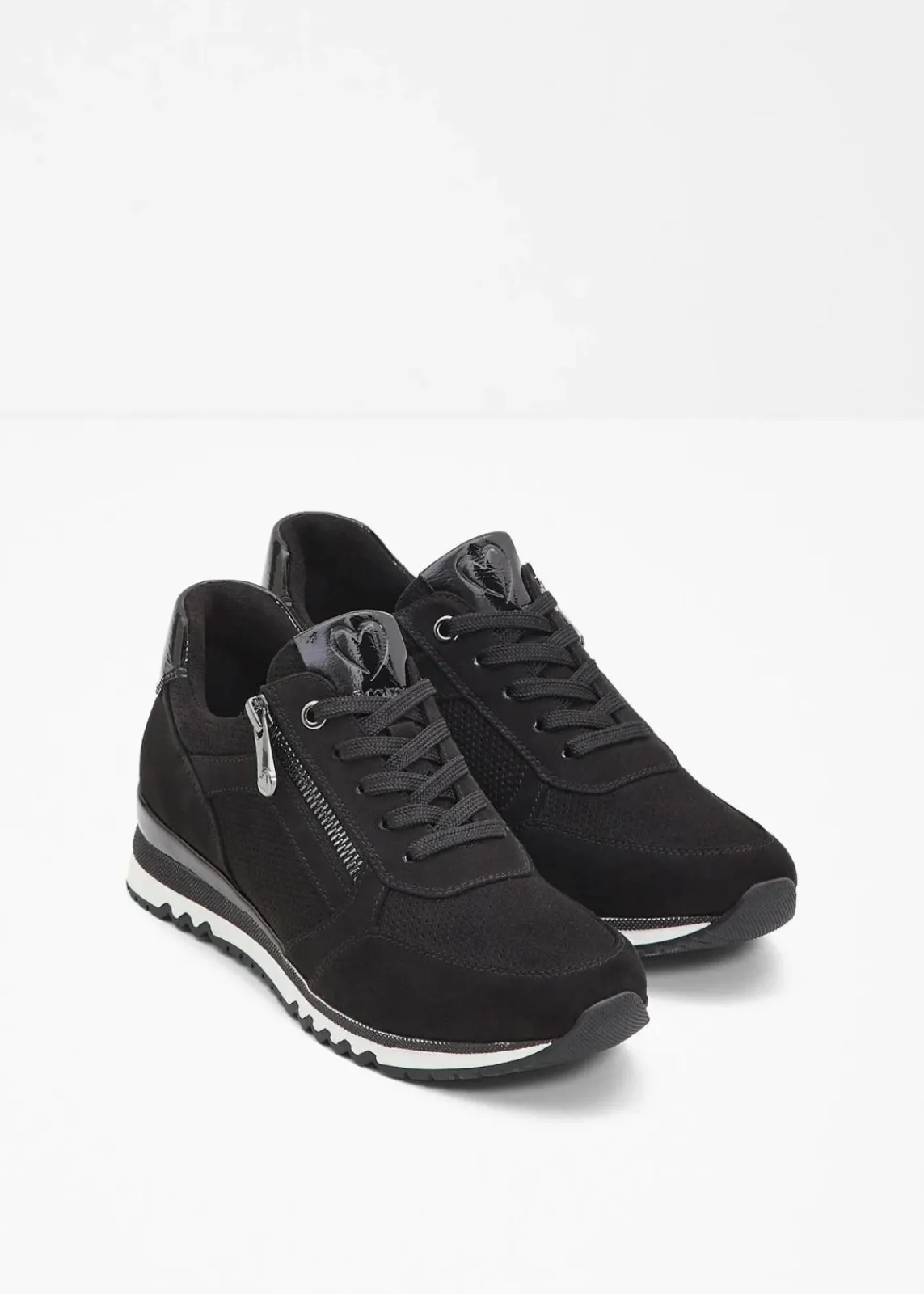 Marco Tozzi Sneaker|High Heels^Sneaker mit Reißverschluss schwarz