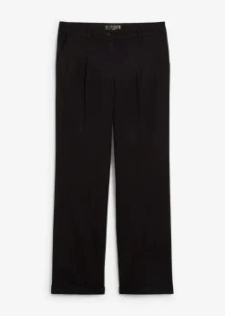 bonprix Hosen|Kurzgrößen^Marlenehose schwarz
