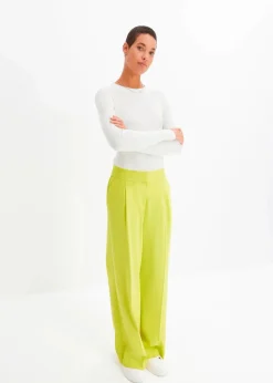 bonprix Hosen|Nachhaltigere Materialien^Marlenehose limettengrün