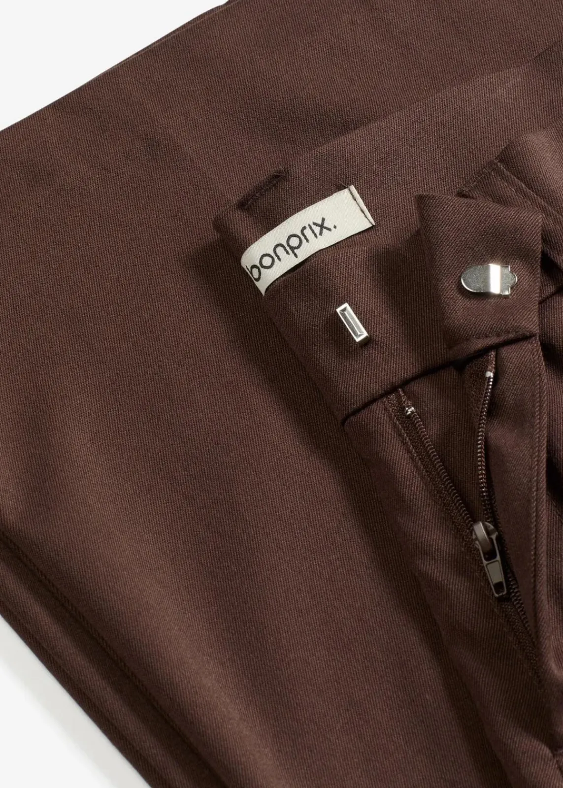 bonprix Bekleidung·Kleider|Nachhaltigere Materialien^Marlenehose dunkelbraun
