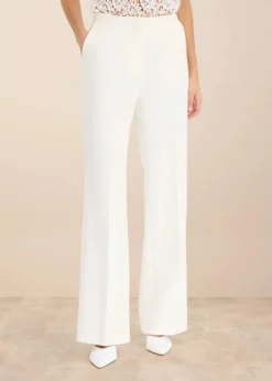 bonprix Bekleidung·Kleider|Hosen^Marlenehose wollweiß