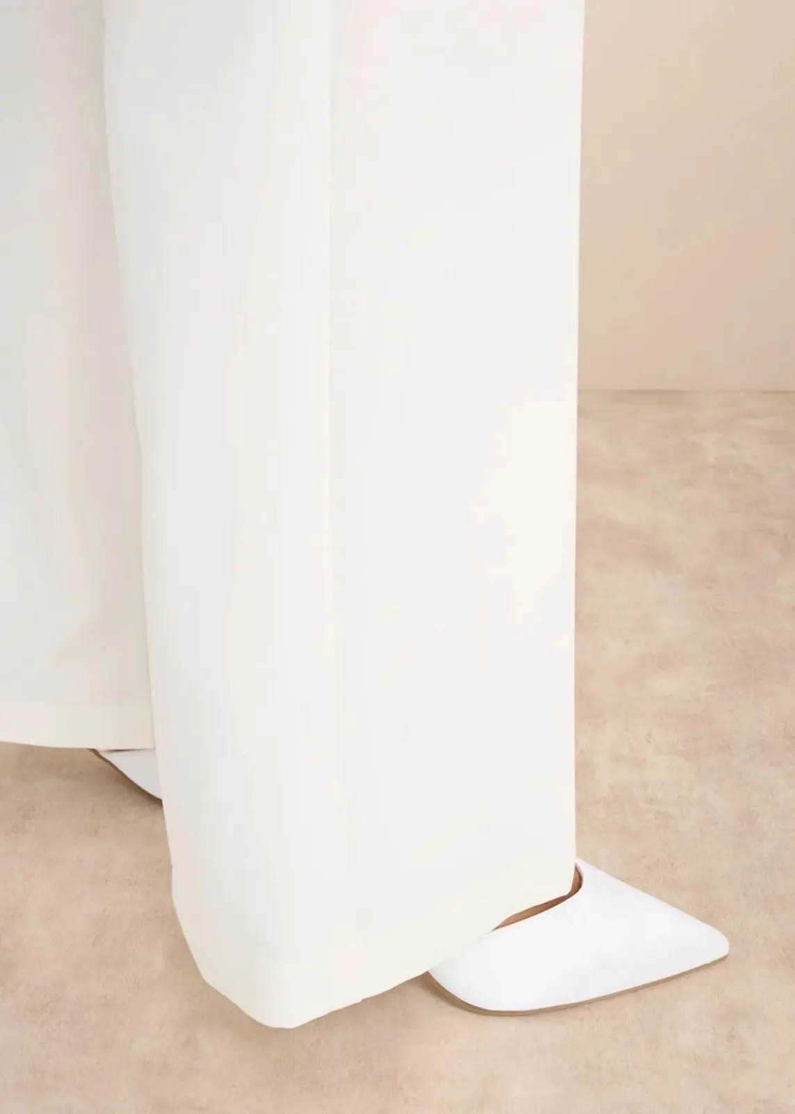 bonprix Bekleidung·Kleider|Hosen^Marlenehose wollweiß