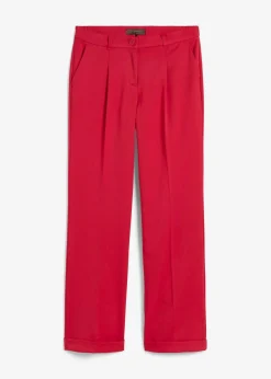 bonprix Hosen|Kurzgrößen^Marlenehose rot